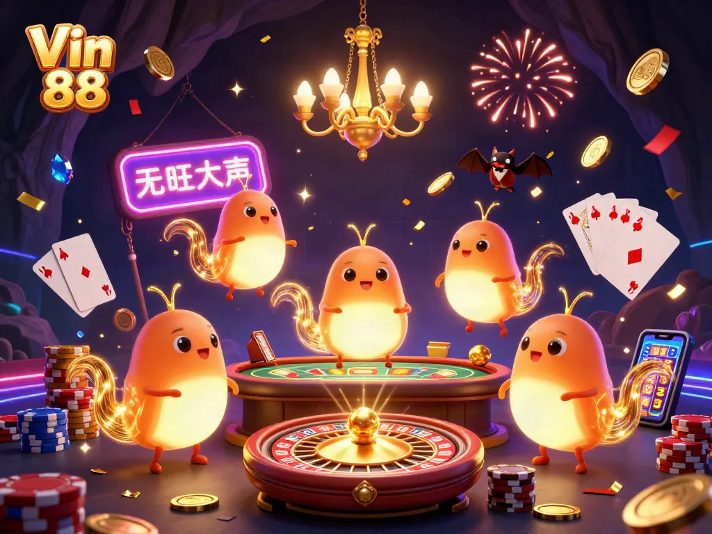 Experience thrilling moments at Vin 88 casino with live games and glowing ambiance.
