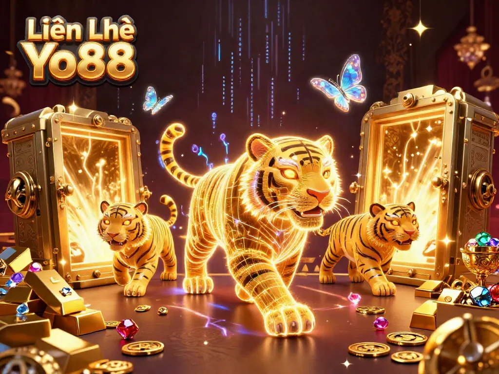 Engage with Liên Hệ Yo88's dynamic support options, including a vibrant casino scene.