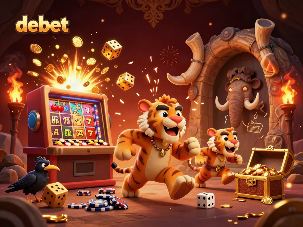 Experience high-stakes fun at debet's vibrant prehistoric casino with exciting games and winnings!